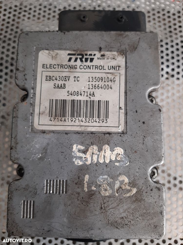 Modul Pompa Unitate ABS Saab 93 Volan Stanga Cod 12801328 Vanduta De Firma Cu Garantie - 6