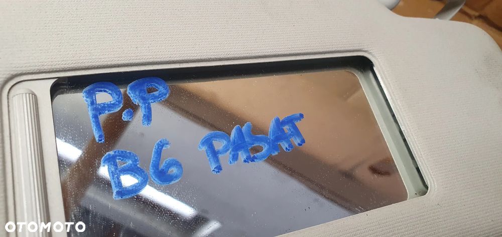 Osłona przeciwsłoneczna prawa pasażera VW Passat B6 - 6