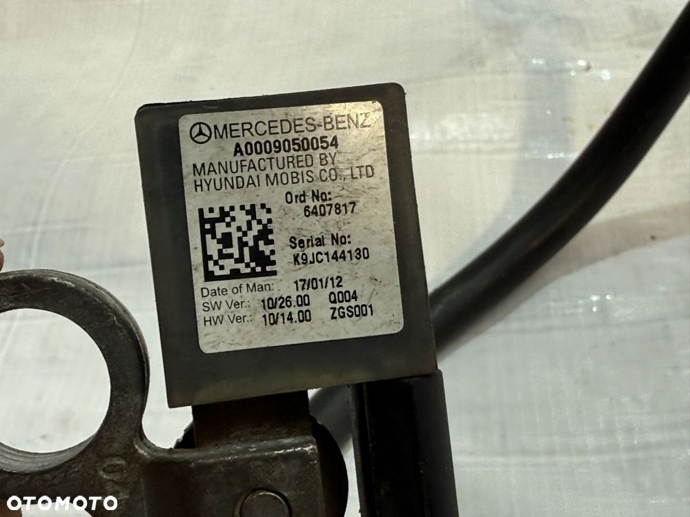 KLEMA MINUSOWA MERCEDES W212 A0009050054 - 6