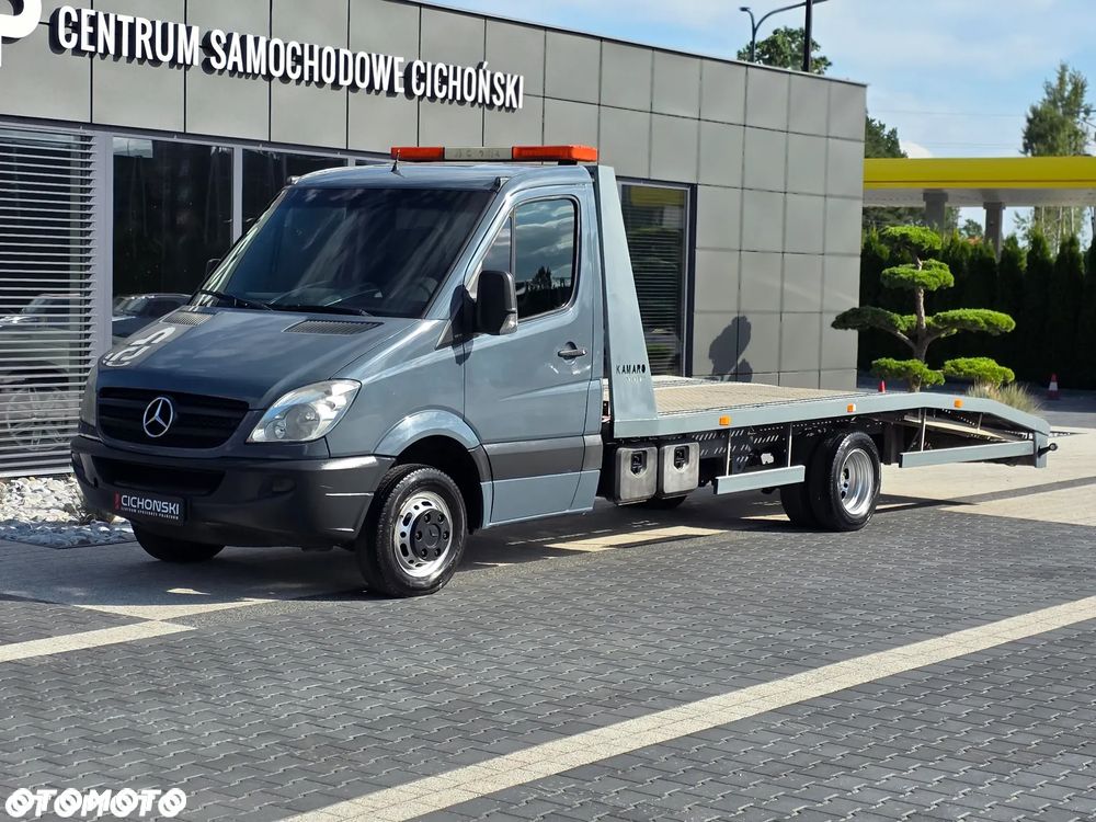 Mercedes-Benz Mercedes-Benz SPRINTER 515 CDi Autolaweta Holownik Pomoc Drogowa Na Bliźniaku Długi Najazd Auto Serwisowane z Polskiego Salonu Wyjątkowo ładny i Zadbany Samochód - 35