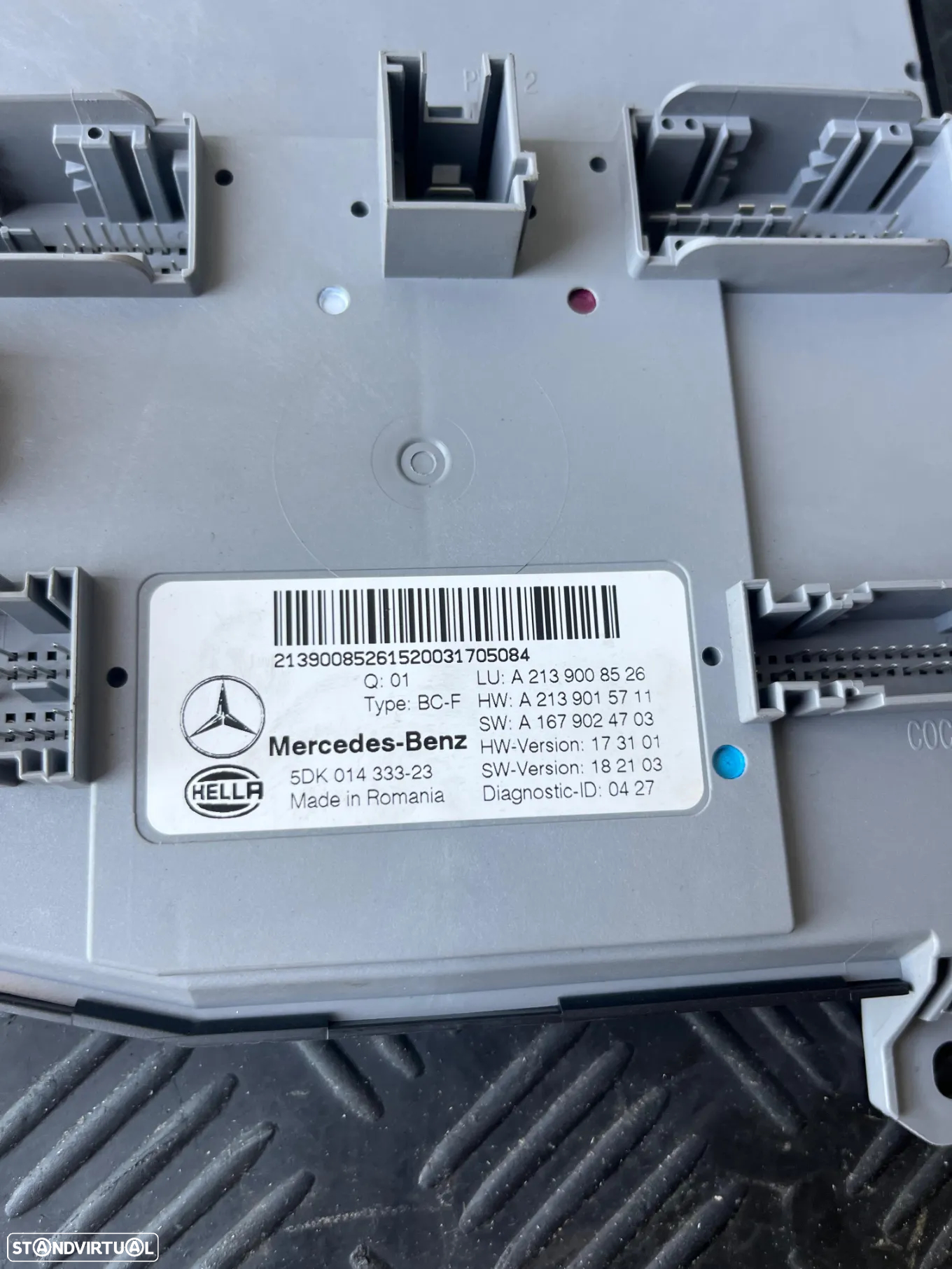 Modulo Mercedes E220 W213 Ano 2020 Ref: A2139008526/A2139015711/A1679024703 - 2
