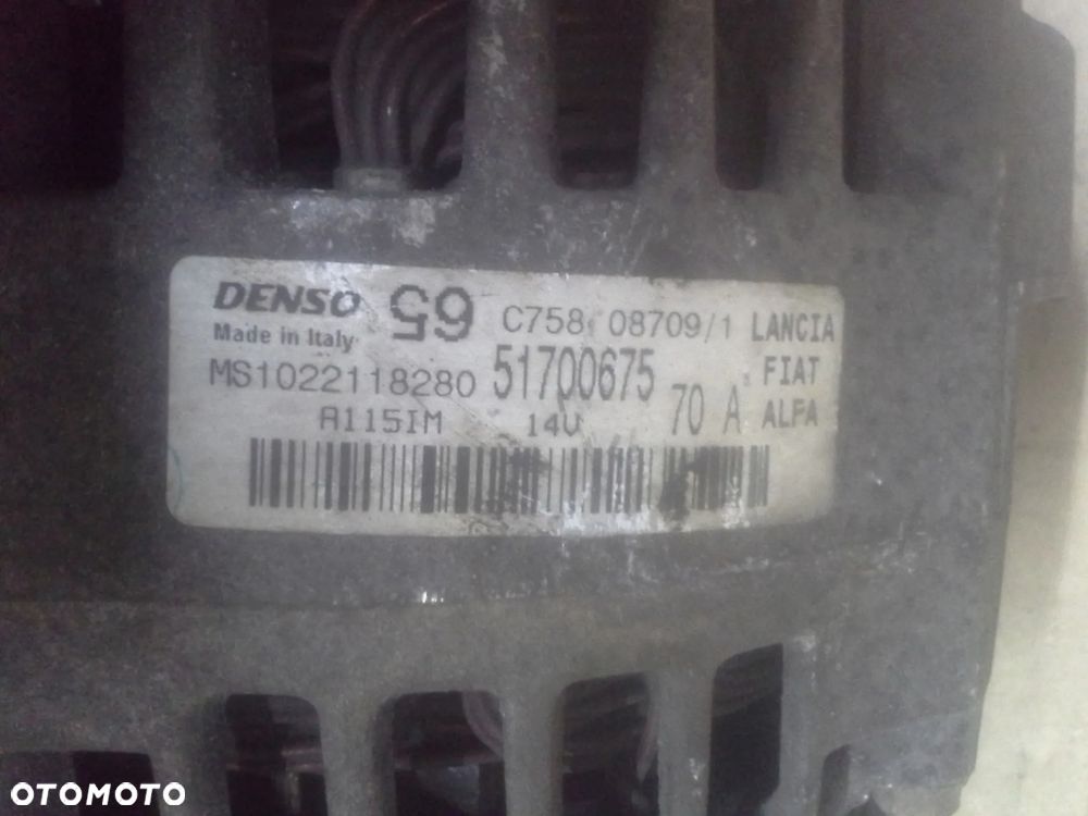Alternator Fiat Panda 1.1 51700675 1022118280 Denso - 14