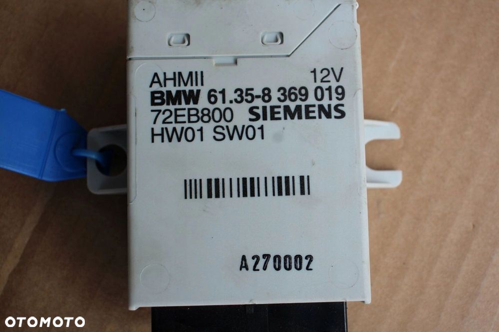 Moduł sterownik haka BMW X5 e53 e39 e46 8369019 oryginalny - 2