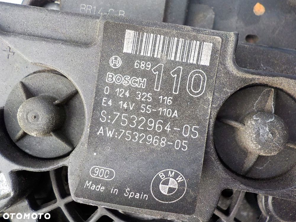 BMW 3 E87 E90 ALTERNATOR 2.0 16V 0124325116 7532965-05 - 3