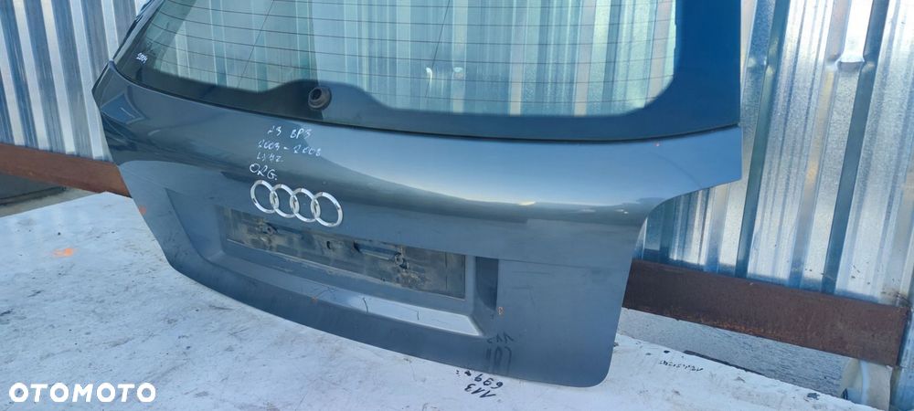 KLAPA TYŁ AUDI A3 8P 3 -DRZWI LX7Z 2003-2008 ORYGINAŁ ! - 5