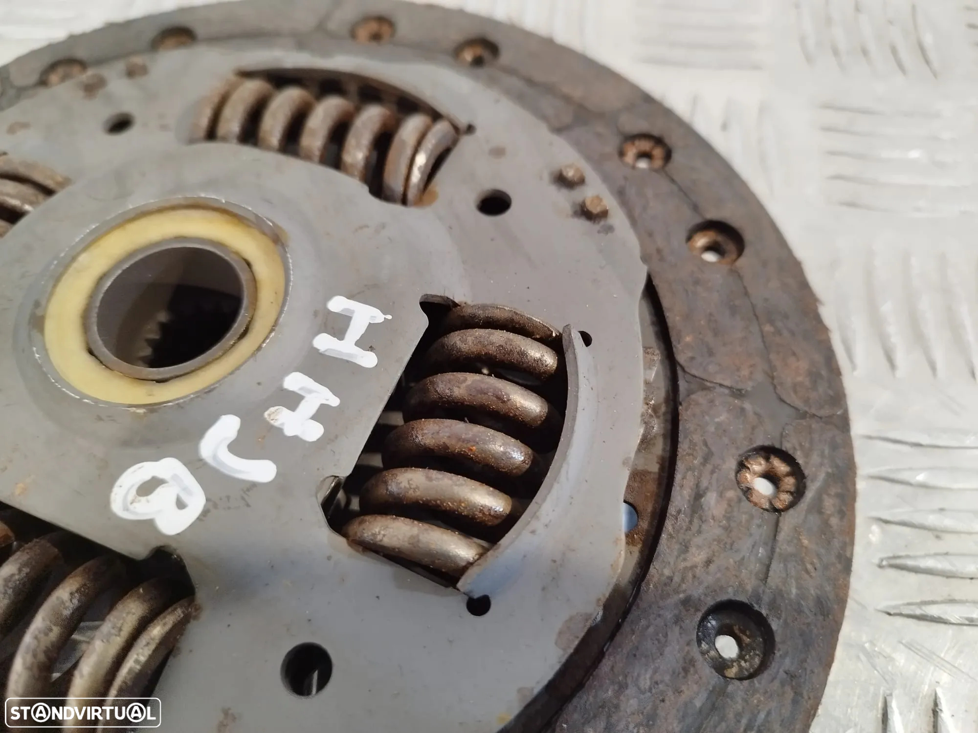 EMBRAIAGEM MONOMASSA FORD FIESTA V 5 MK5 1.6 TDCI 16V 90CV HHJB 5S617550CA 9649014980 9653455980 FUSION FOCUS II 2 MK2 PEUGEOT 307 - 7