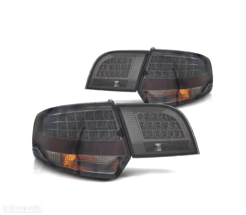 PILOTOS AUDI A3 8PA SPORTBACK 04-08 LED VERMELHO ESCURECIDO - 1