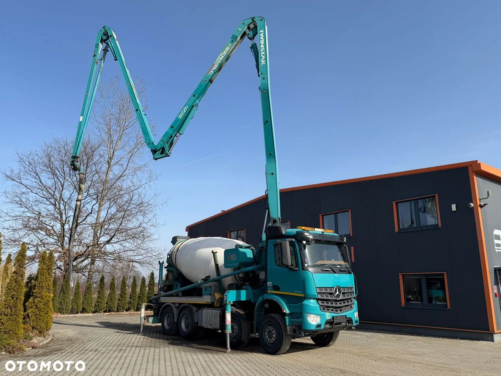 Mercedes-Benz AROCS 3742 8x4 EURO6 POMPOGRUSZKA SERMAC 4Z28 9m3 - 27