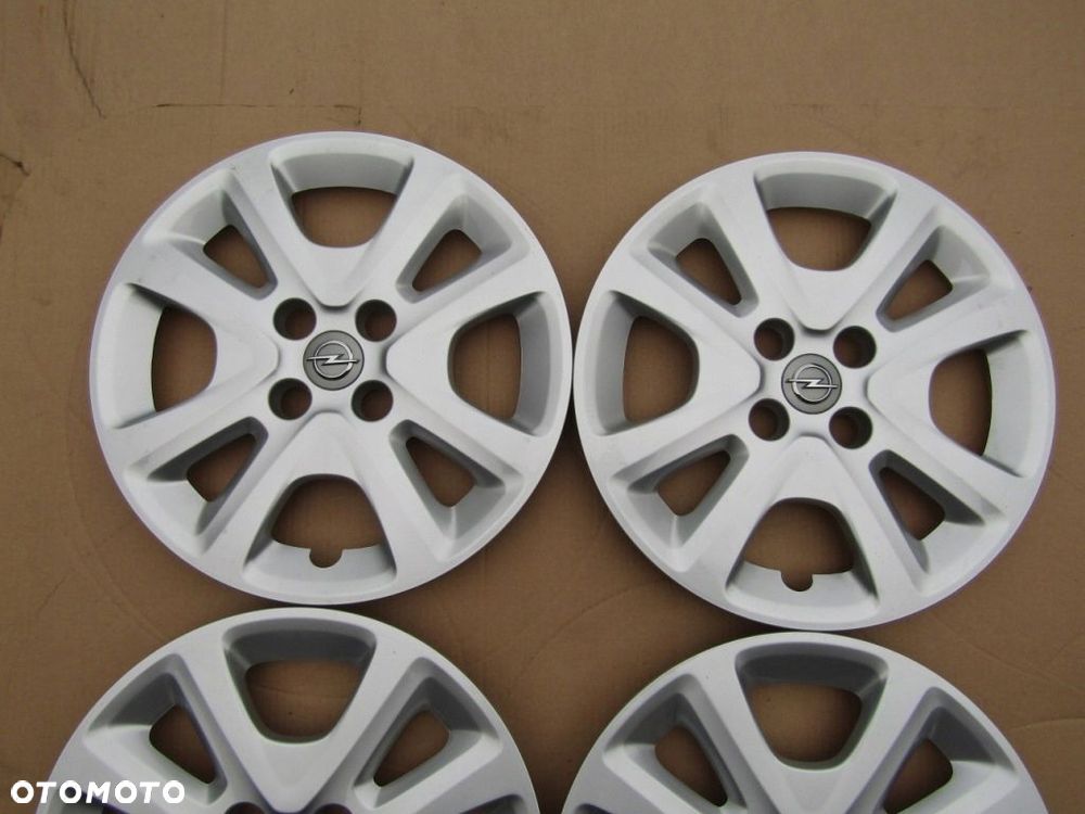 4x Kołpaki Strukturalne 15 Opel Corsa D E Adam Meriva Karl 4x100 - 4