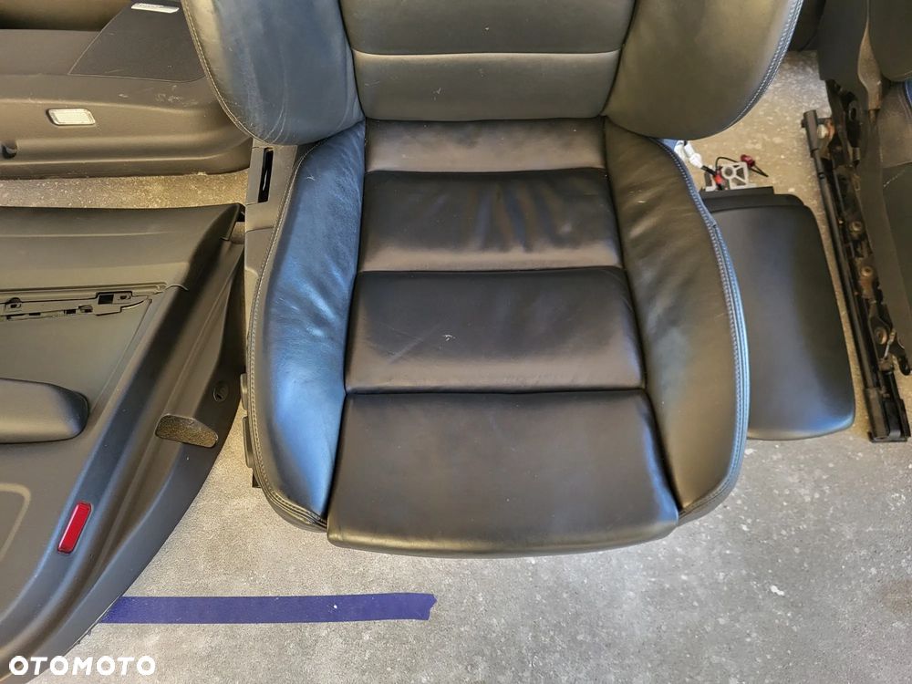 AUDI A6 C6 LIFT FOTELE PRZÓD KANAPA SPORTOE SKÓRZANE ELEKTRYCZNE BOCZKI KPL - 8