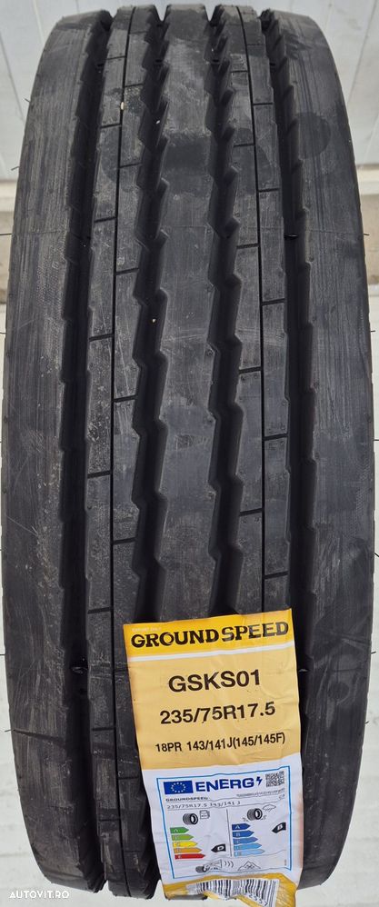 235/75 R17.5 143J GROUNDSPEED GSKS01 18 PR, Anvelope remorca M+S - 3
