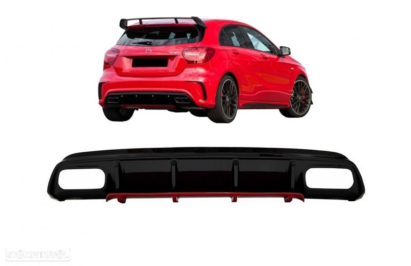 Difusor Mercedes A W176 (2012 a 2018) AMG - 1