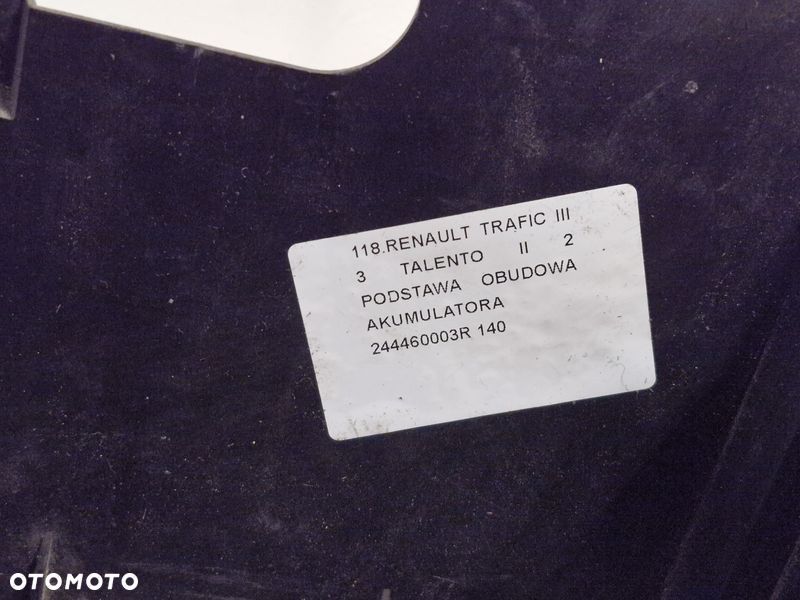 renault trafic iii 3 talento ii 2 podstawa obudowa akumulatora 244460003r - 4