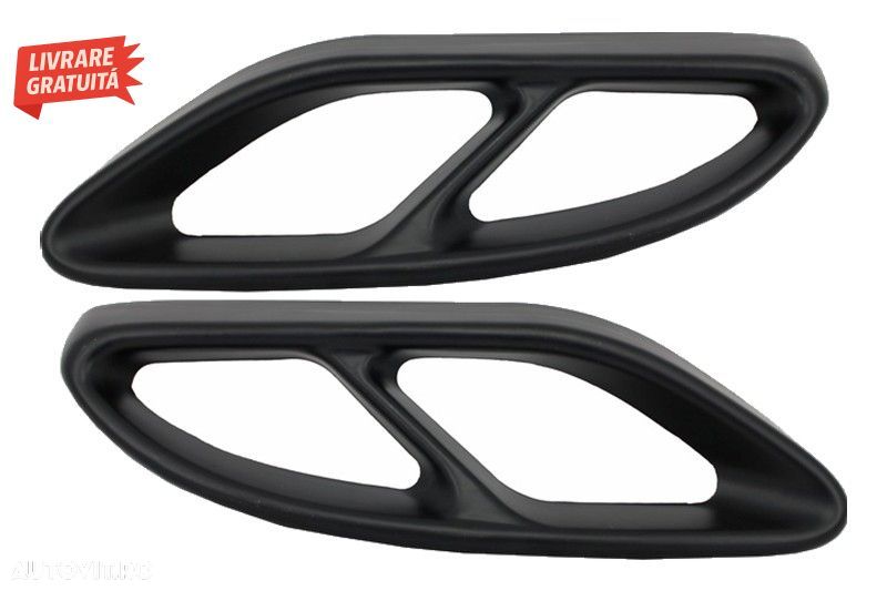 Ornamente tobe sistemul de evacuare Mercedes C-Class W205 C-Class S65 E65 GLE W166- livrare gratuita - 1
