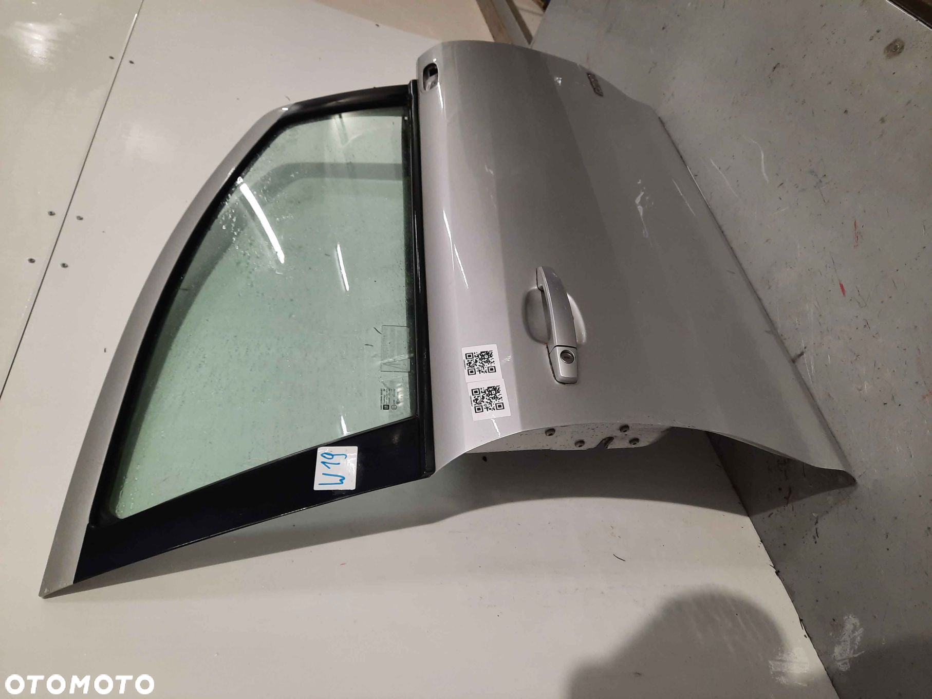 } DRZWI PRZÓD PRZEDNIE PRAWE OPEL CORSA D LIFT FL Z157 SREBRNE 5D 5 DRZWI HB - 4