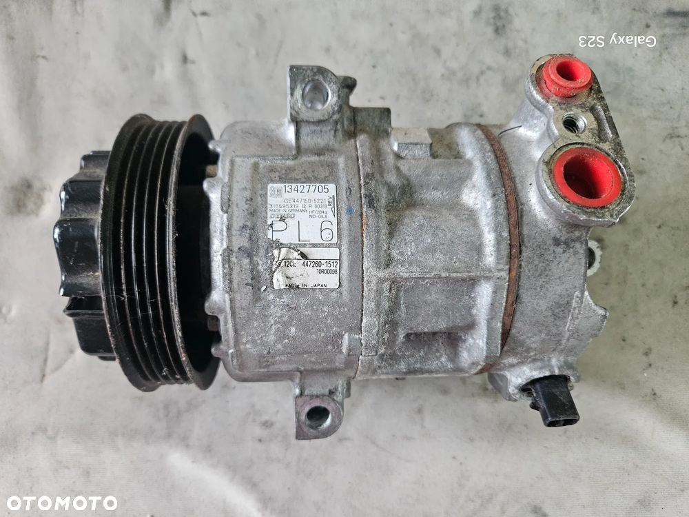 Sprężarka kompresor klimatyzacji Opel Corsa E 1,0 b 13427705 447150-5221 PL6 - 1