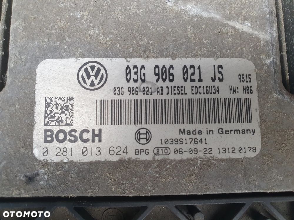 KOMPUTER SILNIKA SEAT LEON II 03G906021JS  0281013624  TDI - 2