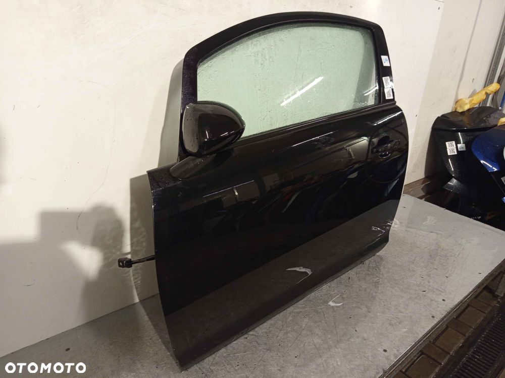 + DRZWI PRZÓD PRZEDNIE LEWE DO OPEL CORSA D Z20R CZARNY 3D 3DRZWI HB - 3