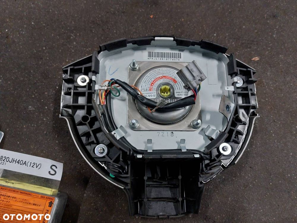 ZESTAW POSTRZAŁOWY KOKPIT DESKA MODUŁ PAS PODUSZKI NISSAN X-TRAIL II T31 - 8