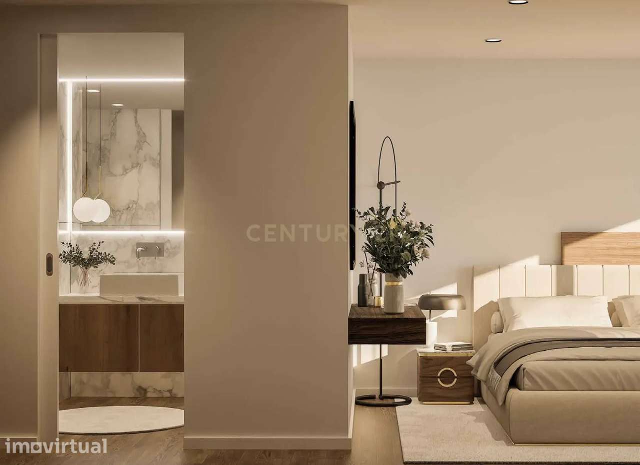 Apartamento T2 com varanda, em condomínio com piscina e jardim - Grande imagem: 4/15