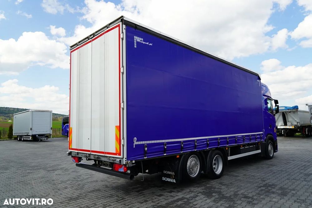 Scania S 450 / SOLO / CORTINĂ / 6x2 / ACOPERIȘ RIDICABIL / PUNȚĂ RIDICABILĂ / - 5