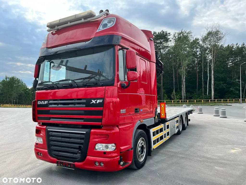 DAF XF 105 6X2 HMF 4020 HDS Żuraw Crane - 3