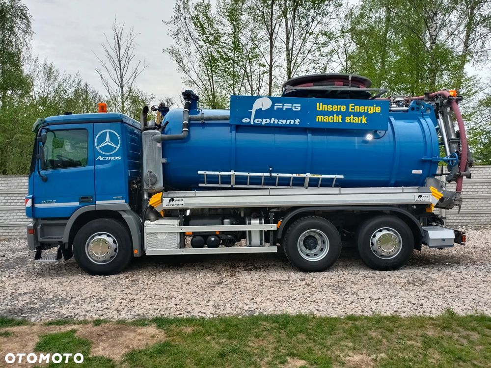 Mercedes-Benz ACTROS 2536 6x2* ASENIZACYJNY* 13000L* FFG elephant* Specjalny do ŚCIEKÓW I OSADÓW* WYJĄTKOWO ZADBANY* z NIEMIEC - 1