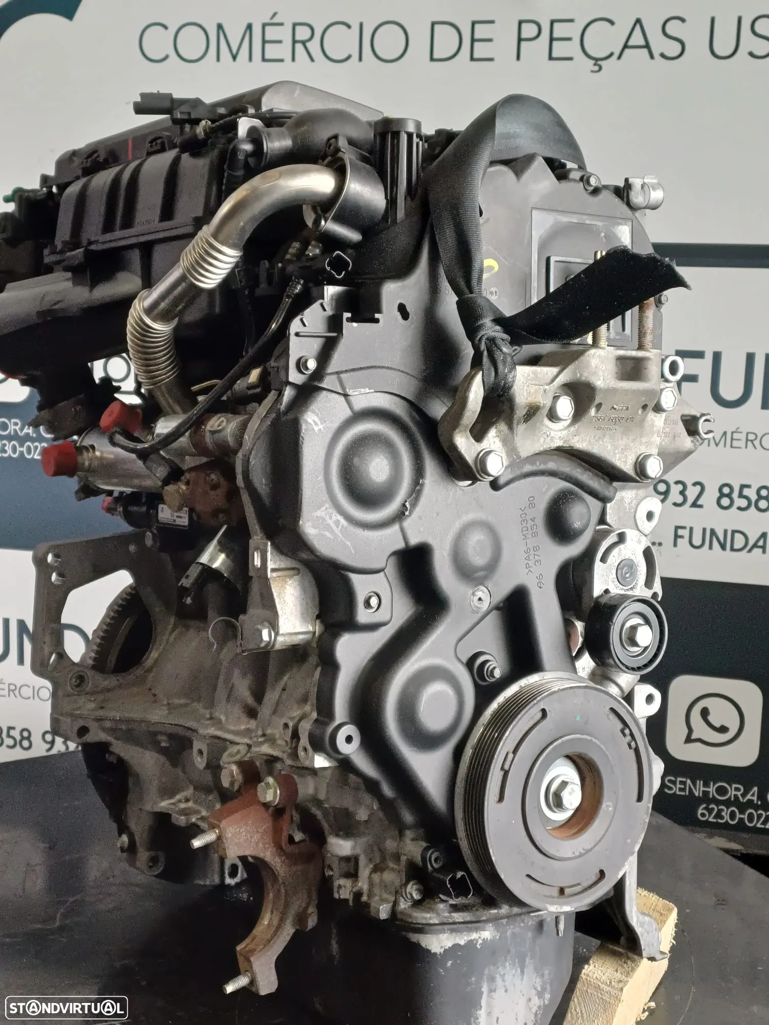 Motor Ford Fiesta 1.4 TDCi 70Cv Inj. siemens Ref: F6JB - 3