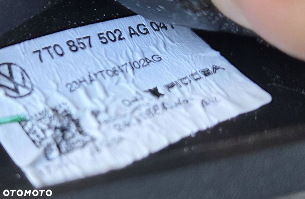 volkswagen multivan t7 elektryczne lusterko prawe drzwi przednich 9+2 pin - 6