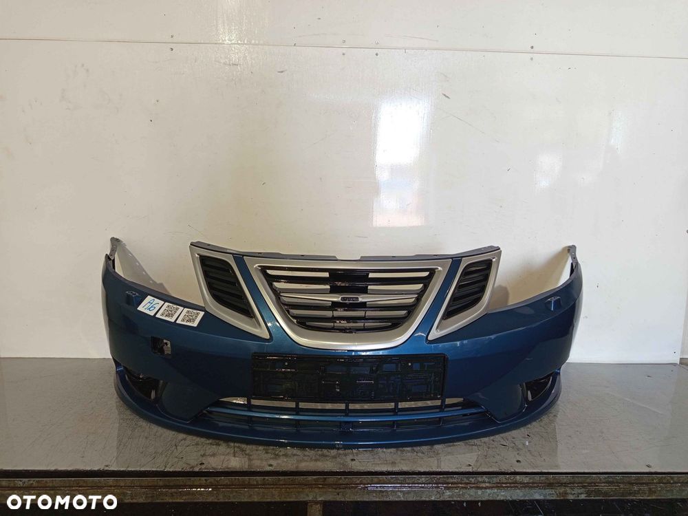 + ZDERZAK PRZÓD PRZEDNI DO SAAB 93 9-3 LIFT FL NIEBIESKI GRANATOWY SPRYSKIWACZE LAMP XENON HALOGENY - 1