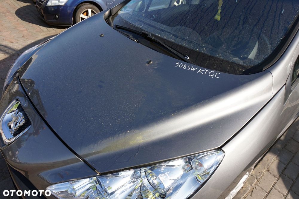 MASKA ZDERZAK BŁOTNIKI LAMPY 308 I T7 SW KTQC  PEUGEOT 2007-2011 SZARY MOONDUST PRZÓD KOMPLETNY - 3
