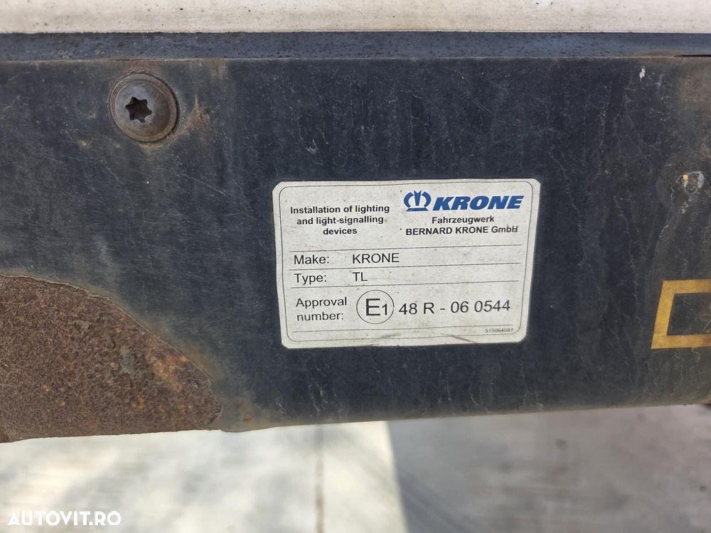 Krone model SD/R, THERMO KING SLXe, 2017, 758.847km, anv BUNE 80%, axa liftabila, axe JOST, TUV, rulata in GERMANIA, posibilitate leasing, STARE BUNA-PROMOTIE 15.900 EUR+Tva - 7