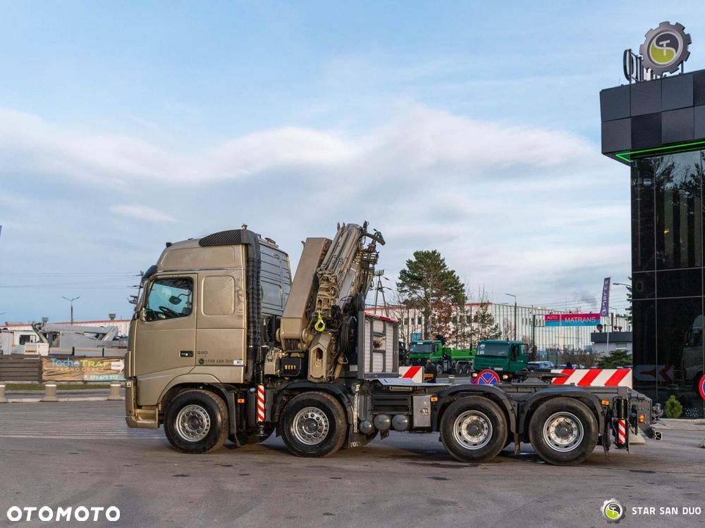 Volvo FH540 8x4 HIAB 477 E-6XS HDS Żuraw Fly Jib Wciągarka - 8