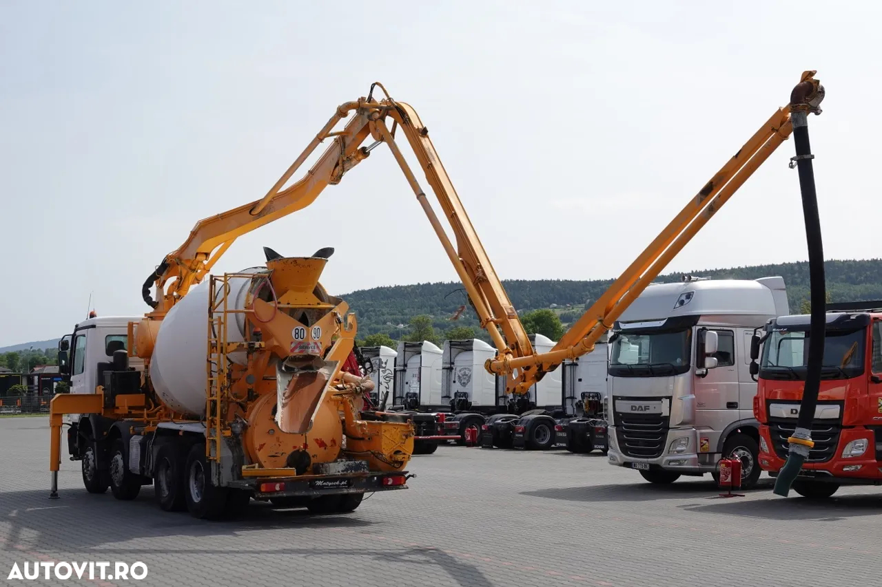 Mercedes-Benz ACTROS 3241 / CAMION POMPĂ / BETONĂ + POMPĂ PUTZMEISTER 21 METRI / RADIO CONTROL - 3