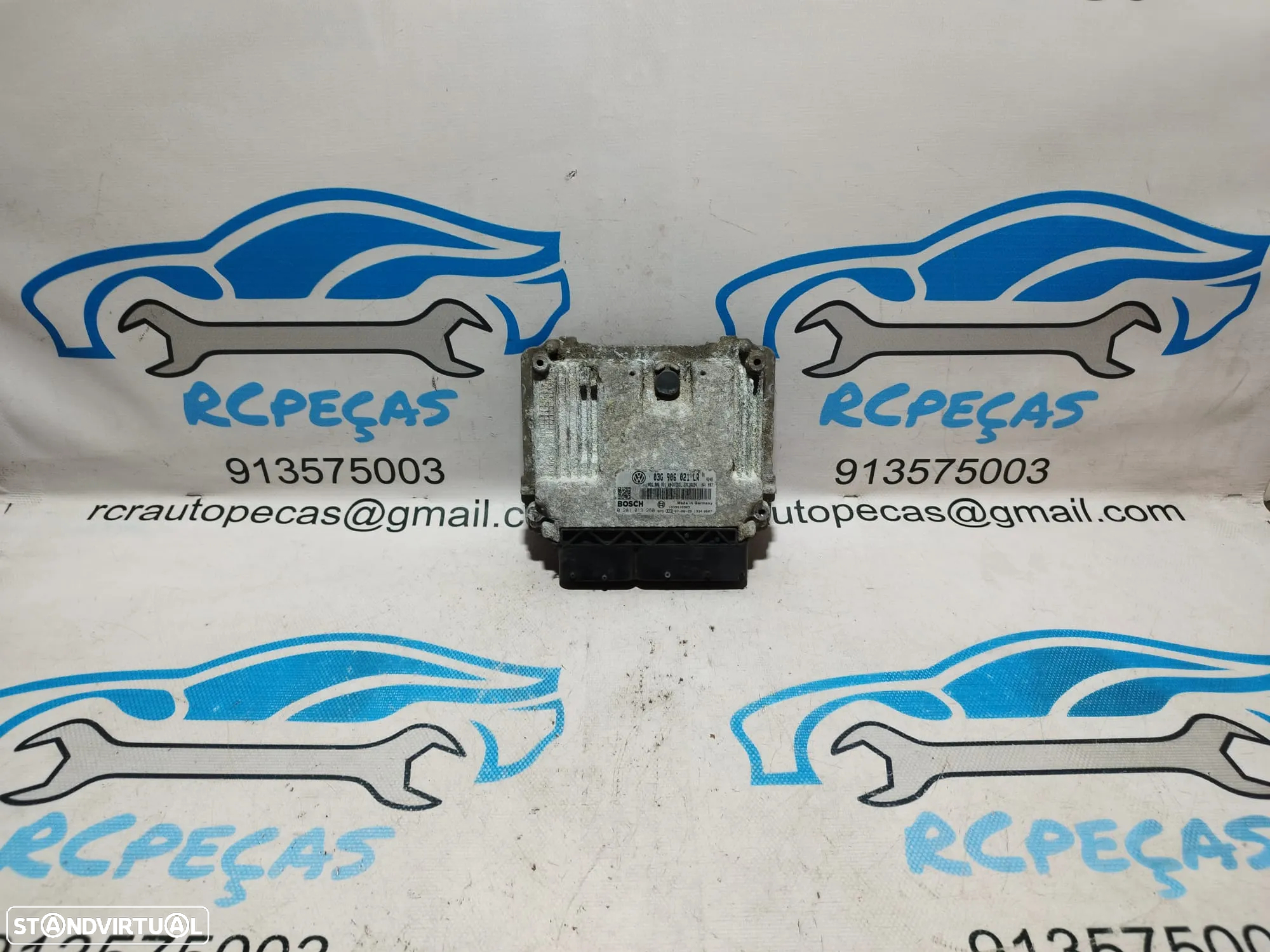 CENTRALINA ECU MOTOR VOLKSWAGEN VW PASSAT B6 1.9 TDI 130CV 03G906021AN  BKC03G906021LR 0281013260  EDC16U34 - 4