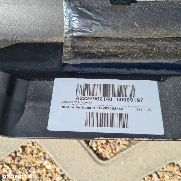 NAKLADKA LISTWA AMG 63 LONG LACK 197 IDEALNA LEWA MERCEDES S W222 LIFT 2226981954 DEMONTAZ ORYGINAŁ - 6