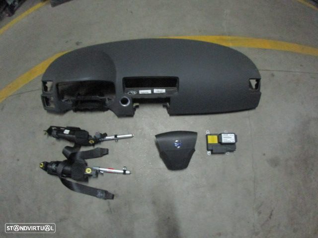 Kit Airbags 39889251 8623351 8623349 30773786 6061062L0D 6061062R0D 30737138 VOLVO C30 FASE 1 2009 2.4D 180CV 3P CINZA PRETO - 1