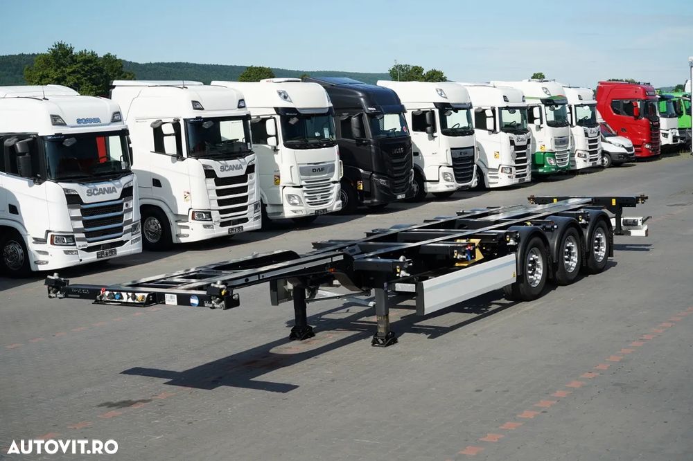 Krone KRONE / SEMIREMORCĂ CONTAINER / PUȚIN UTILIZAT / UNIVERSAL / 2023 / SPATE EXTENSIBIL / PENTRU TOATE CONTAINERELE / AXE RIDICABILE / AXE KRONE - 1