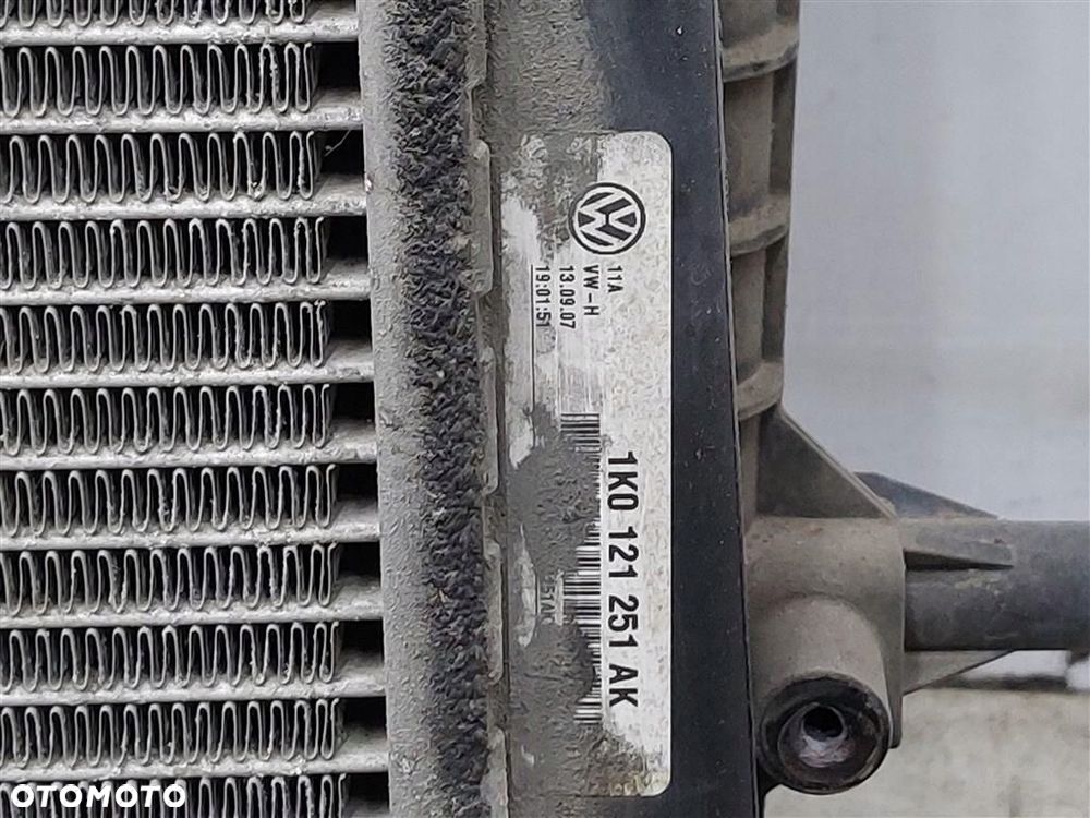 Chłodnica wody INTERCOOLER CHŁODNICA POWIETRZA VW Touran I 1.9TDI 2003-2010 - 5
