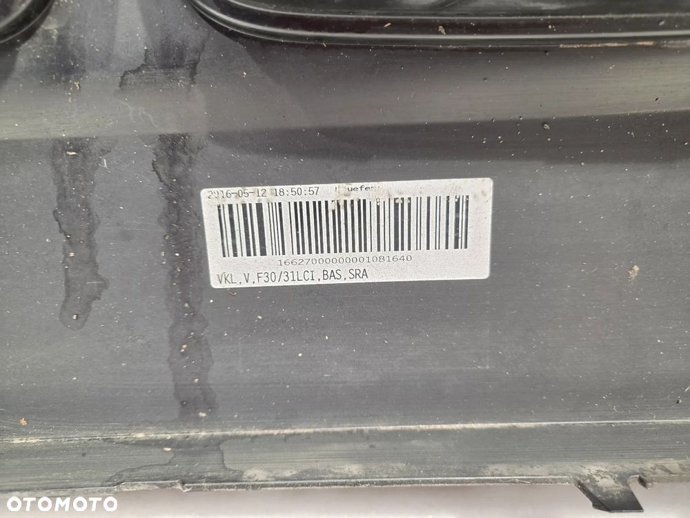BMW F30 / F31 LIFT 15- ZDERZAK PRZEDNI PRZÓD NA 4xPDC , BEZ SPRYSKÓW , NR 51117397622 / 7397622 , NR AUKCJI NZ1576 - 27