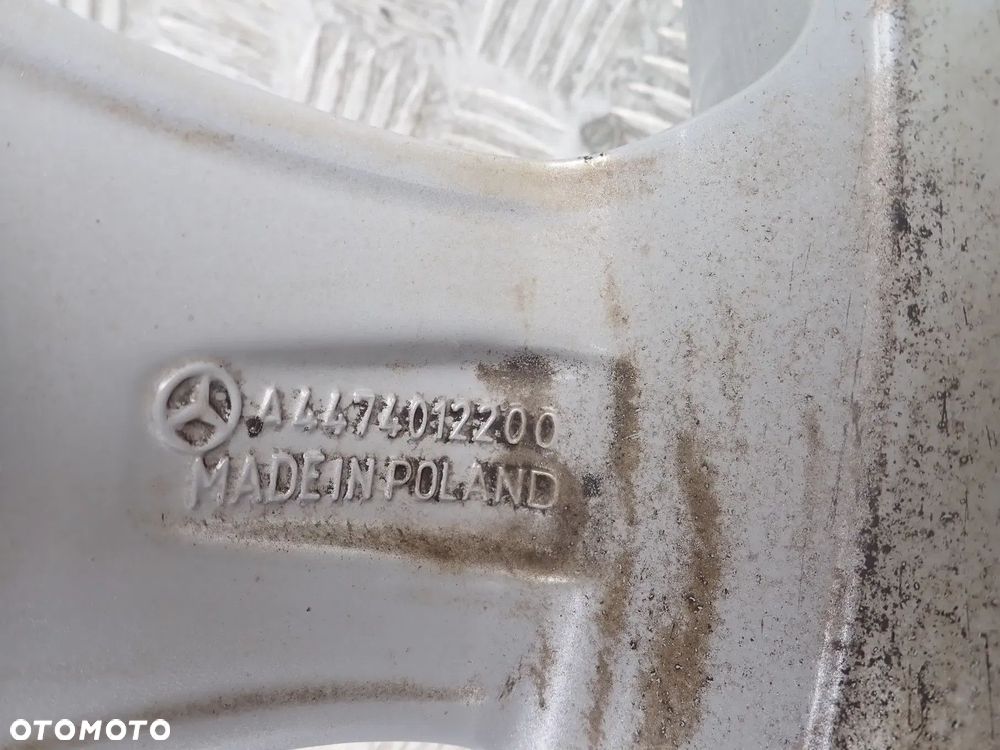 FELGI ALUMINIOWE MERCEDES BENZ 7X17 ET51 A4474012200 VITO VIANO V KLASA CZUJNIKI - 7