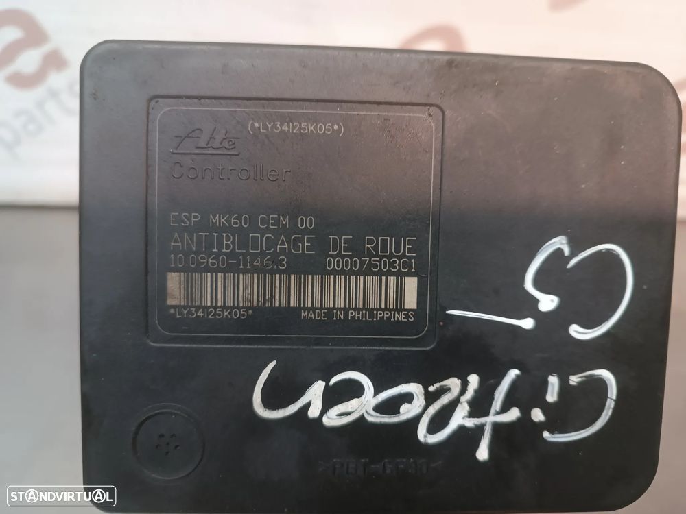 ABS CITROEN C5 REF: 9656419780 100960-11463 ESP MK60 - 2