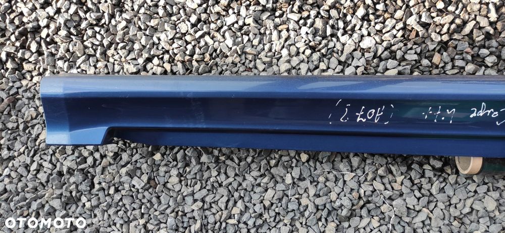 LISTWA PROGOWA LEWA PRAWA KOMPLET BMW E46 COUPE A07 MYSTICBLAU LIFT - 10