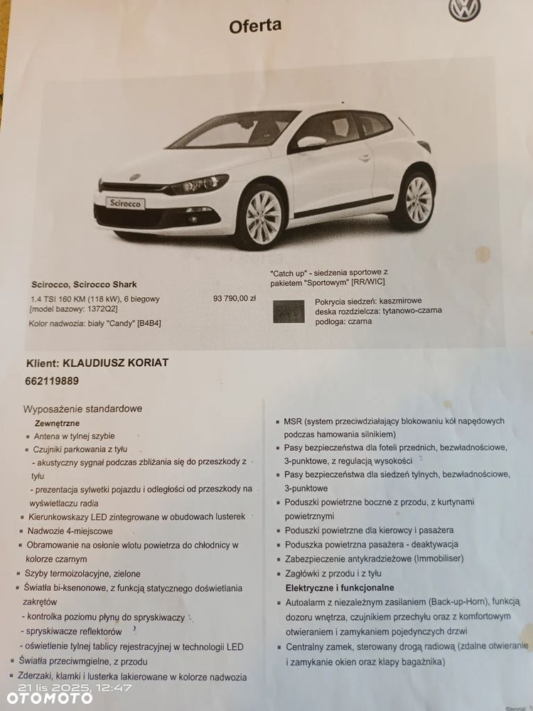 Volkswagen Scirocco 1.4 TSI Shark - 7