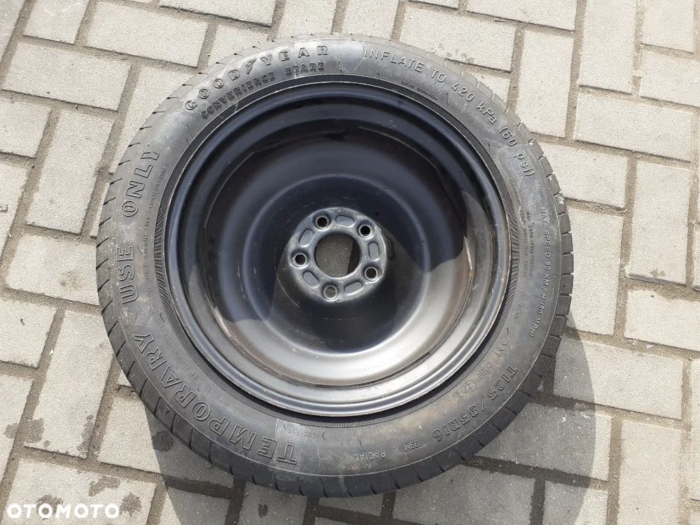 # DOJAZDÓWKA KOŁO DOJAZDOWE ZAPAS ZAPASÓWKA FORD 5X108 - 4