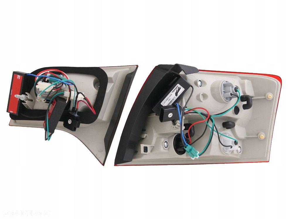 Lampy tyl ne kpl Led diodowe Tuning Red Smoke Audi A4 b7 8e 8e9 Avant Kombi - 4