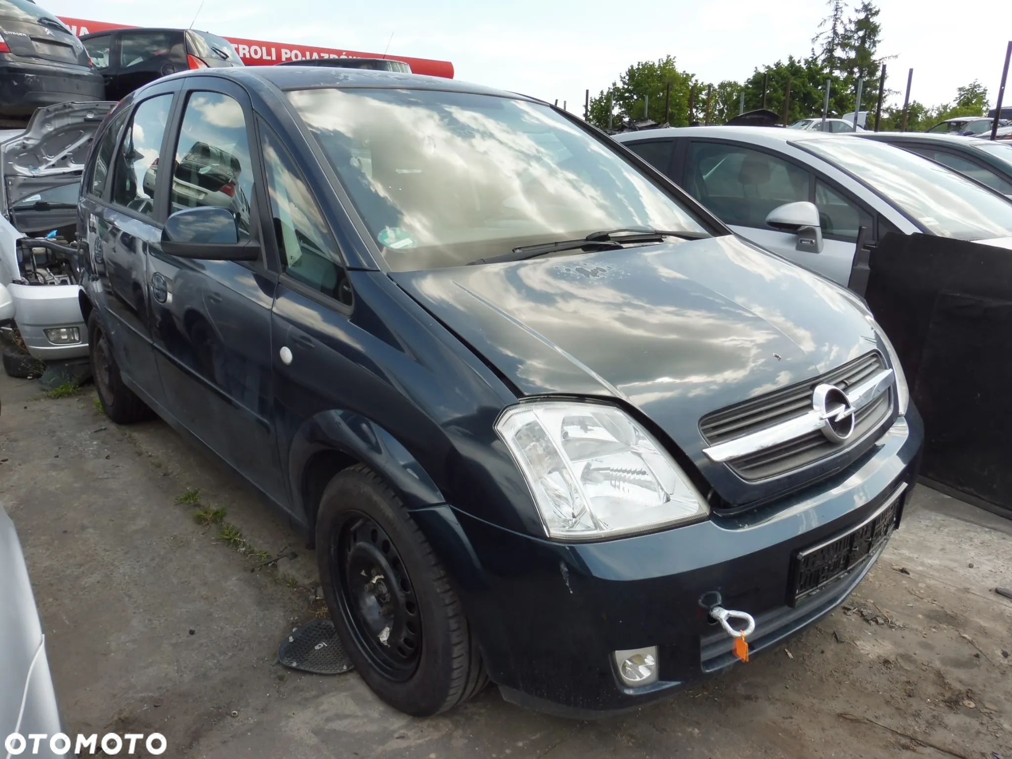 Opel Meriva A 1.6 16V Z16XE Skrzynia F17W394 Z20U Maska Zderzak Błotnik Lampa Reflektor - 1