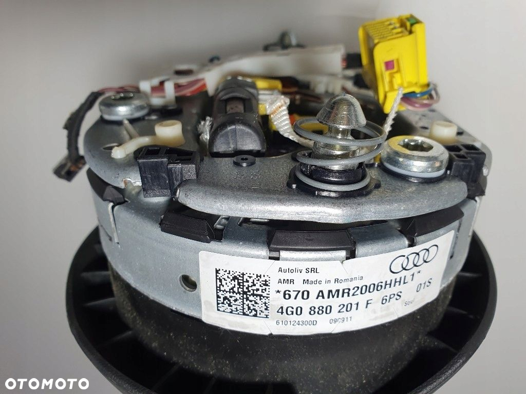 AUDI A6 C7 A7 PODUSZKA KIEROWCY AIRBAG WYSTRZELONY 4G0880201F WIĄZKA - 8