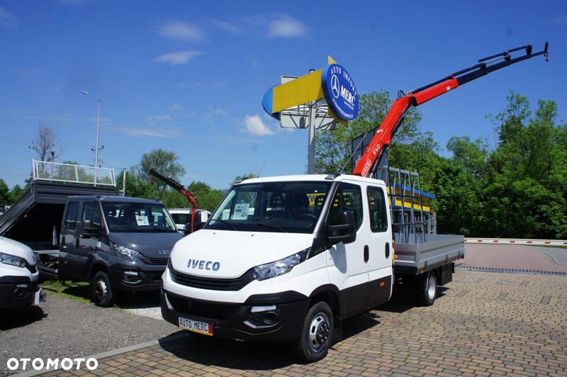 Iveco 50C18 HDS żuraw zabudowa wywrotka skrzynia - 15