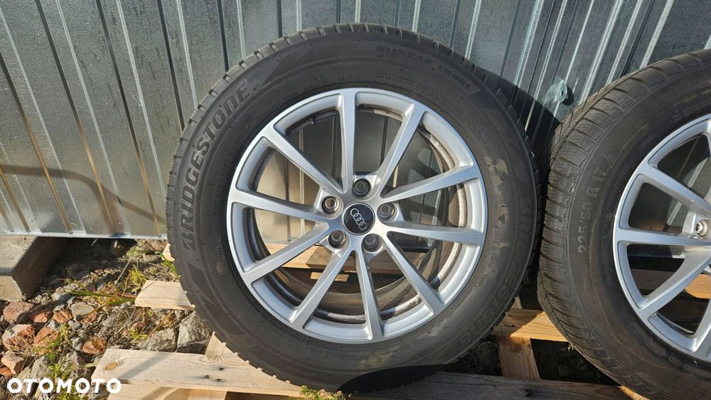 felgi audi a6 c8 4k0601025 7.5x17" et36 opony 225/60 r17 2024rok 6.5mm - 4